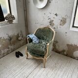 Louis XV shepherdess armchair