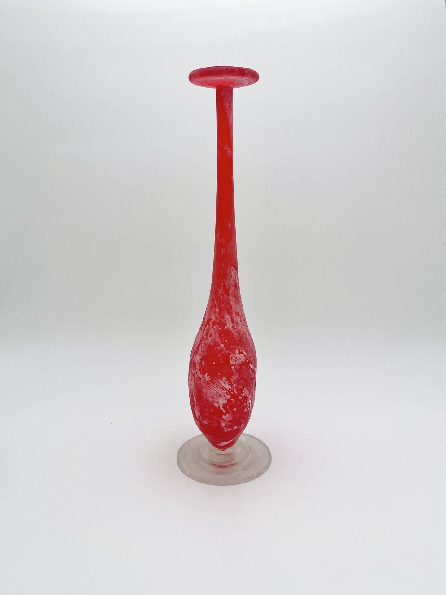 Monumental Vase 44cm - Signed Sandro Frattin - Scavo