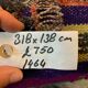 Colourful Vintage Turkish Kilim 318x138 cm Kelim Rug Wool Red Green Black Large