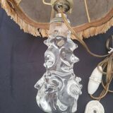 Lampe de chevet en cristal Charles Schneider.