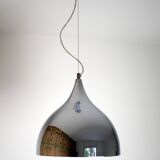 Chrome metal mirror suspension