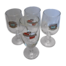 Set of 4 beer glasses