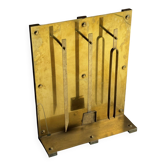 Brass fireplace set 1960s