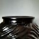 Vase ou cache pot tête de Maure en verre 1970