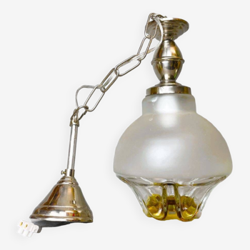 Italian Art Glass hanging lamp 1960s