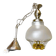 Italian Art Glass hanging lamp 1960s