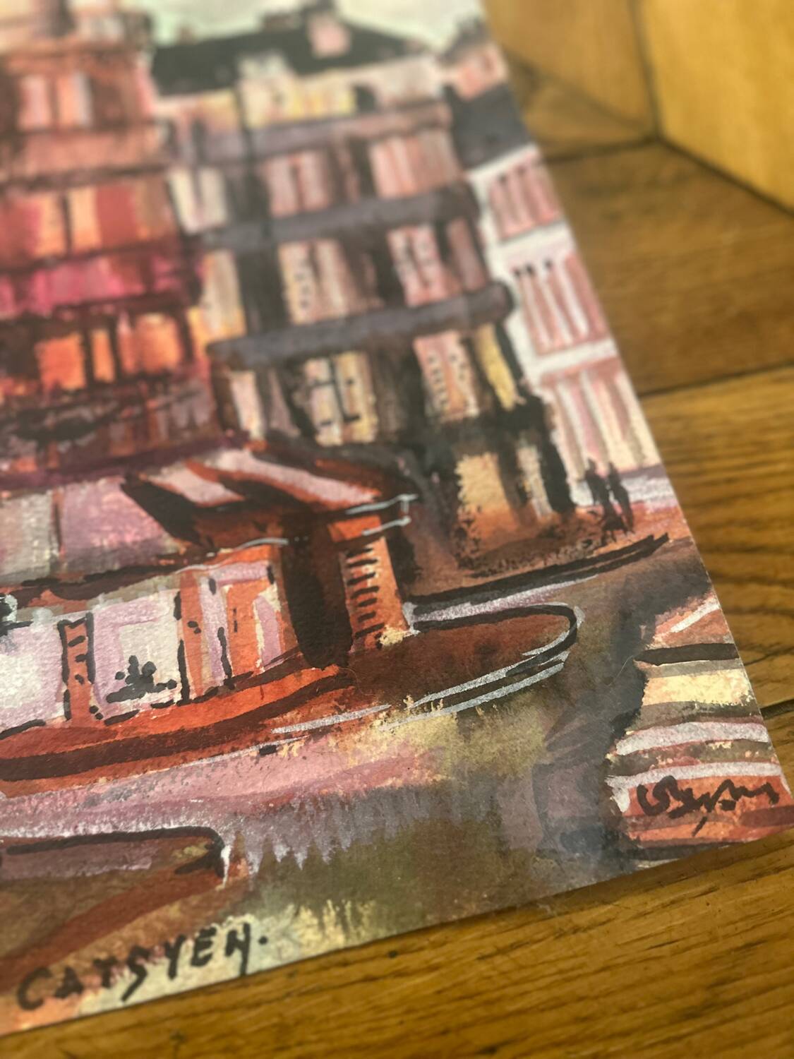 "The buildings" par l'artiste Marcel van de Catsyen
