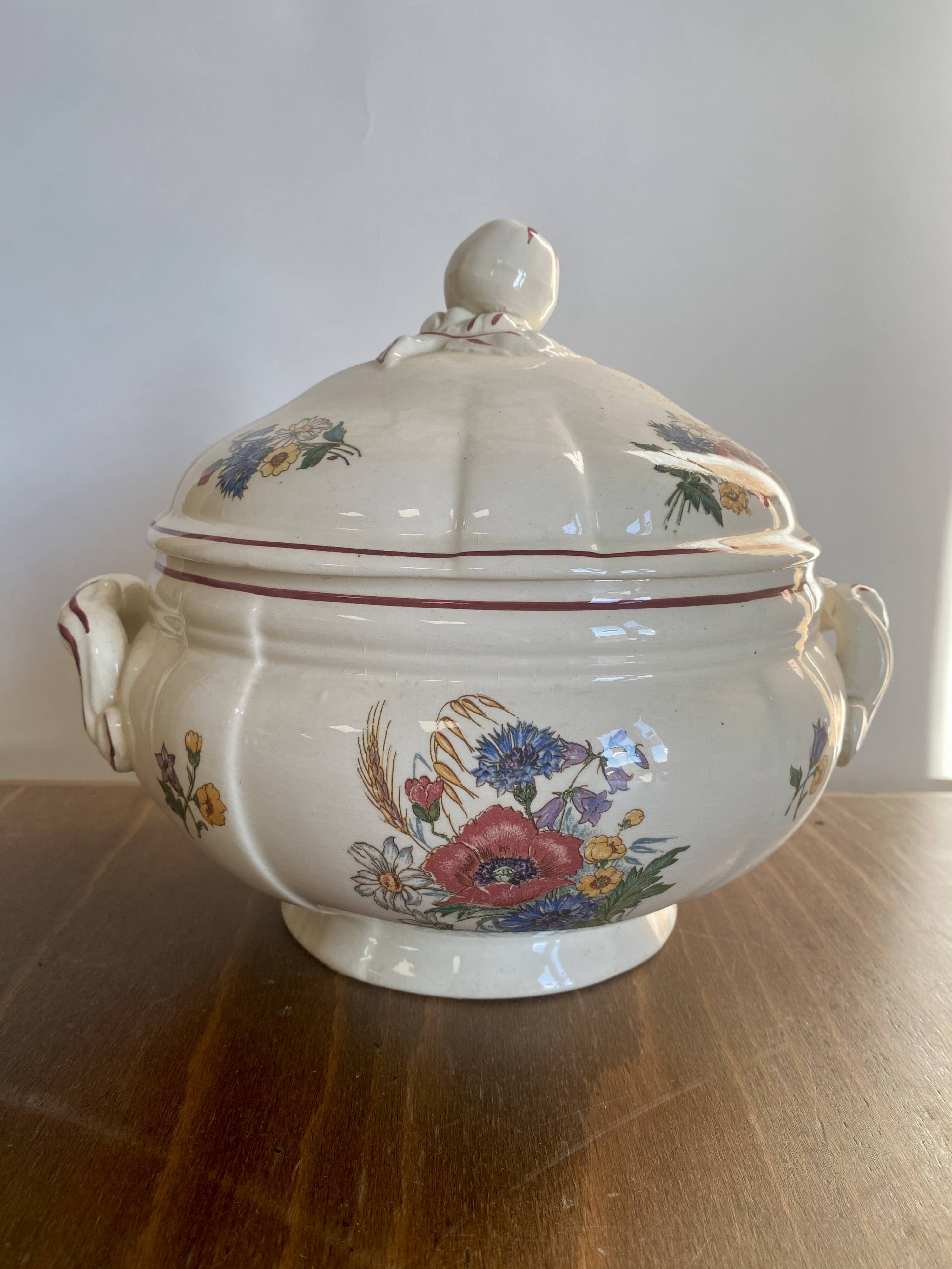 Agreste Sarreguemines soup tureen