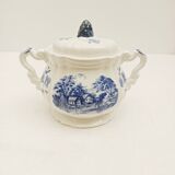 Sarreguemines Romantic Sugar Bowl