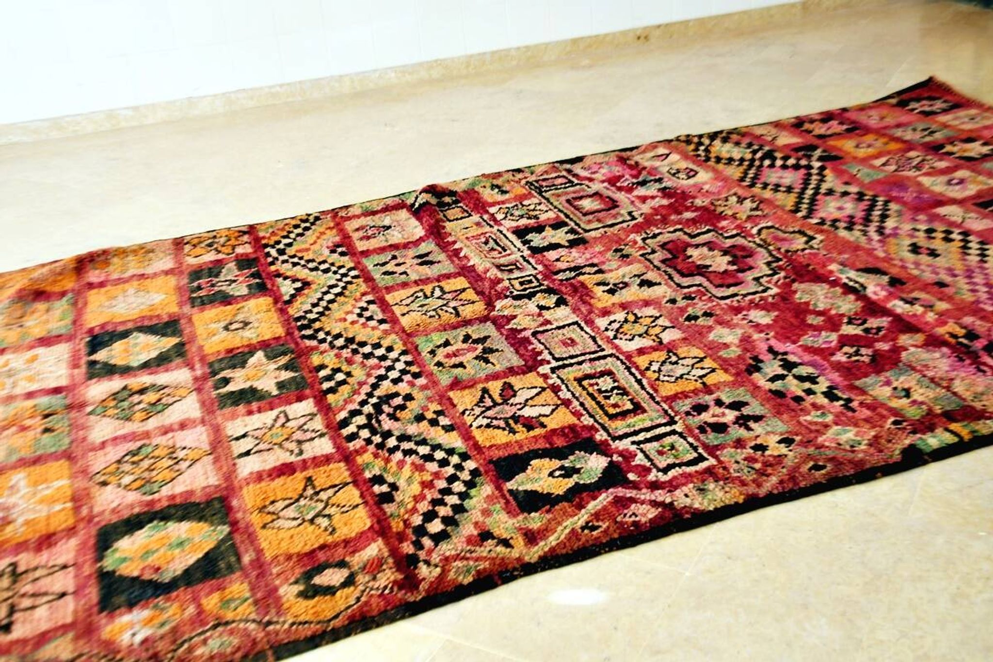 Tapis berbère Boujaad vintage