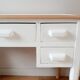 Bureau bois et blanc
