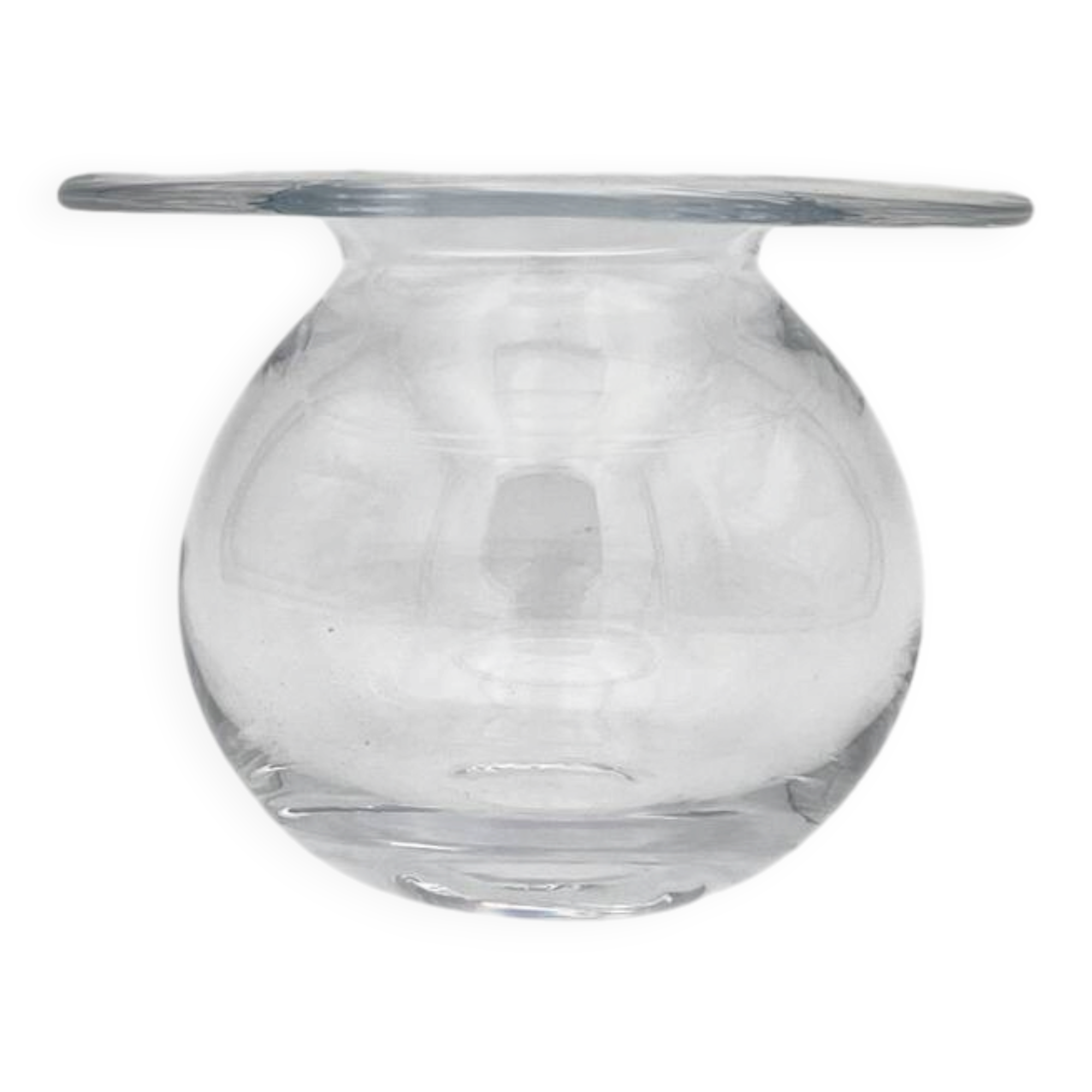 "Saturnus" vases by Nanny Still, Riihimäen Lasi, Fumé & Clair, Scandi design.