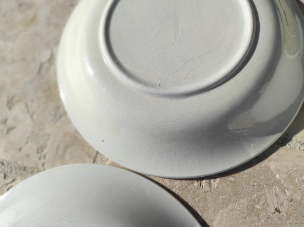 Vintage hollow plates