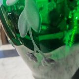 Art Deco emerald vase