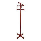 Red postmodern coat rack, Italy, 1980s