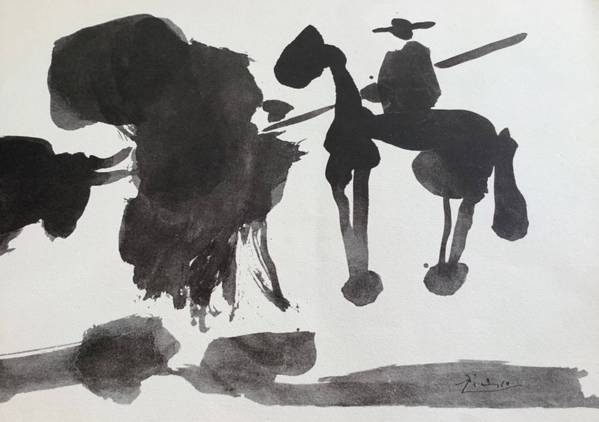 Picasso print on paper 50X70 cm