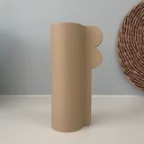 Leather-wrapped vase
