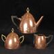 WMF Secession viennoise Jugenstil Set of 3 brassware (red copper) Art Nouveau