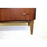 Commode-Chiffonier Tallboy en Teck Danemark 1960