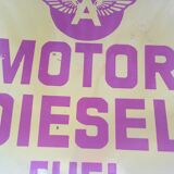 Enamelled plate Motor Diesel