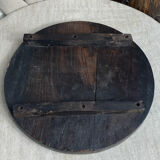 Carved wooden chess set