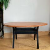 Scandinavian teak side table 1950s/60s menhir top