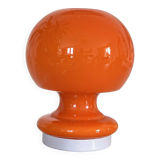Orange globe lamp pop Space Age