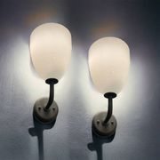Opaline glass sconces set of 2