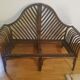 Vintage rattan sofa
