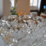 Vase vintage crystal mold czechoslovakia years 50