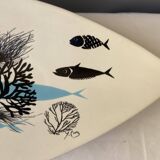 Ceramic tray "Salins" from the 1960s