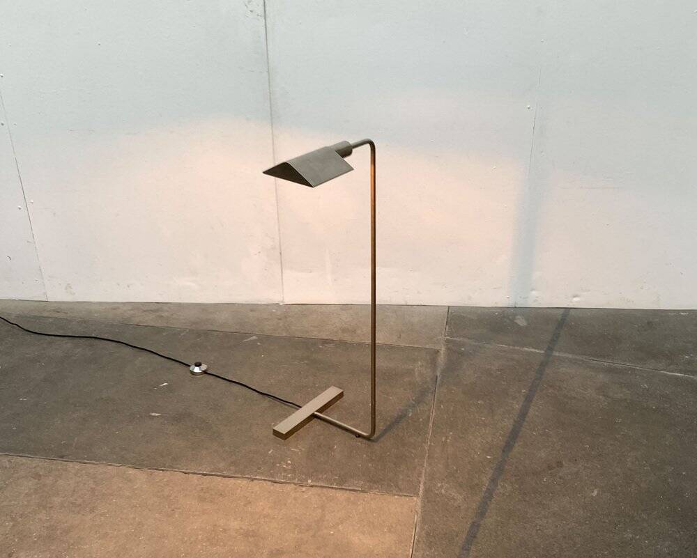 Canasta Floor Lamp Mid-Century Italian in the style of Cedric Hartman for Obor, Italy, 1960s