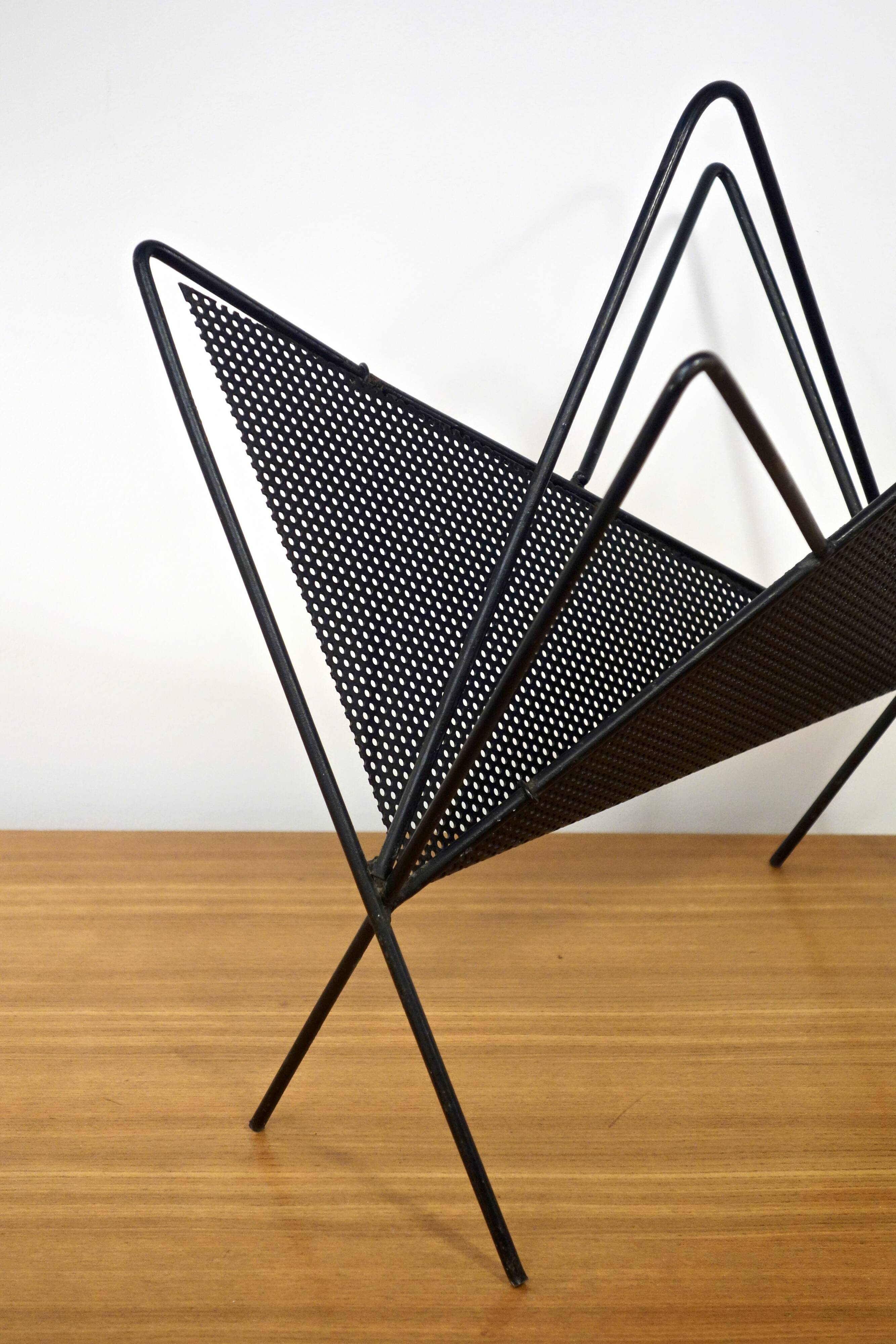 "Butterfly" magazine rack by Mathieu Matégot, France, 1950s