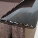 Fauteuil lounge Tecno avec structure en laque piano, 1970
