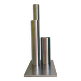 Soliflore, vase, in stainless steel Letang Rémy, rare model