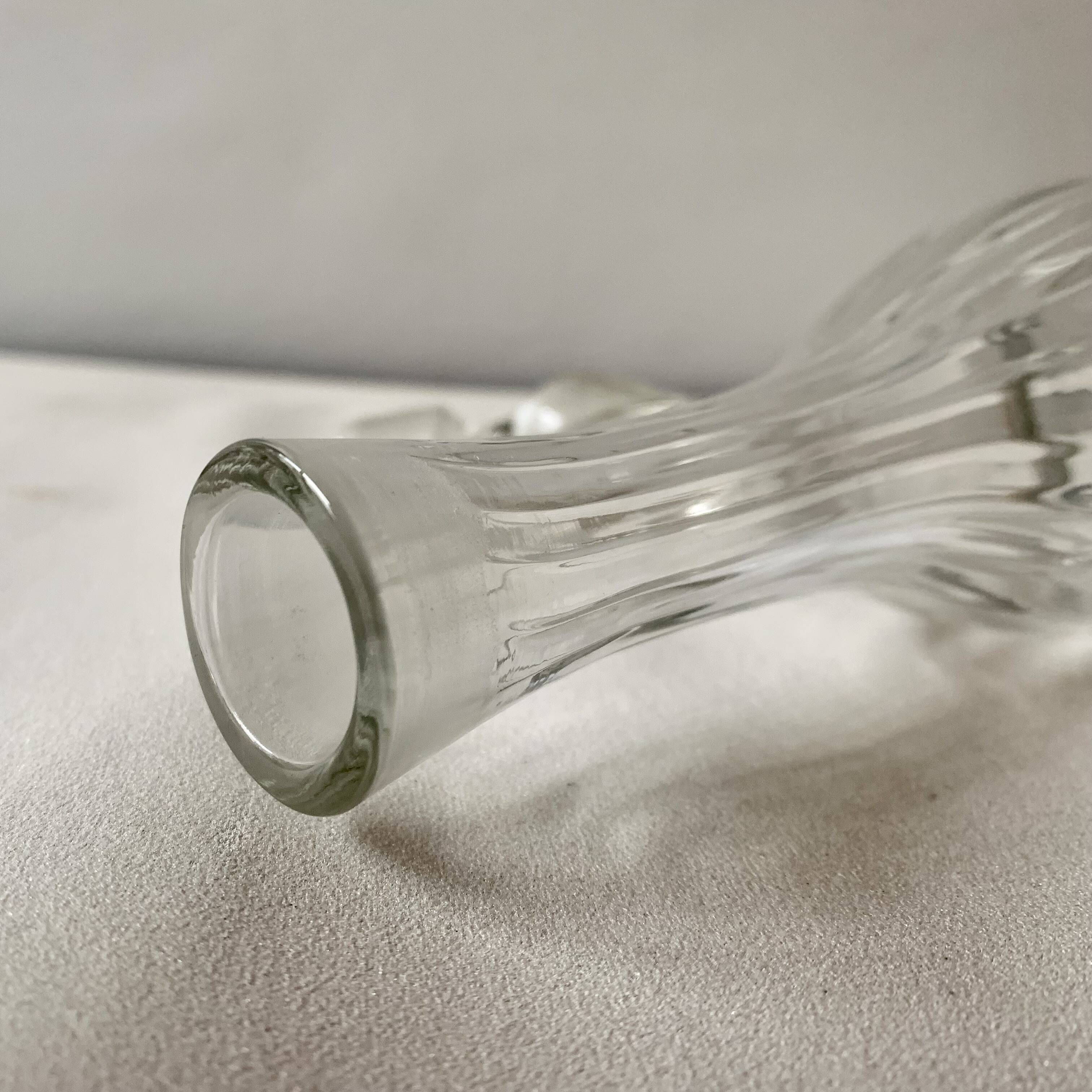 Old cut crystal liquor service