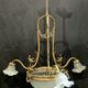 Gilt bronze and frosted glass chandelier – Louis XVI style