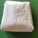 Antique linen drape monogrammed 3.10x2.20 m
