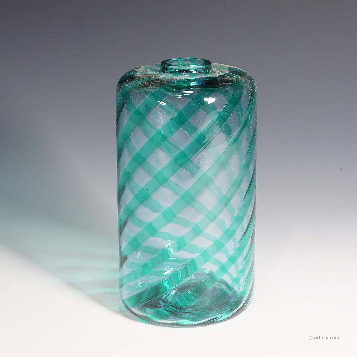 Vintage Murano glass art vase VeArt by Mario Ticco (attributed)