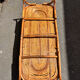 Rattan and bamboo planter, 60s, Gabriella Crespi style. Rare.