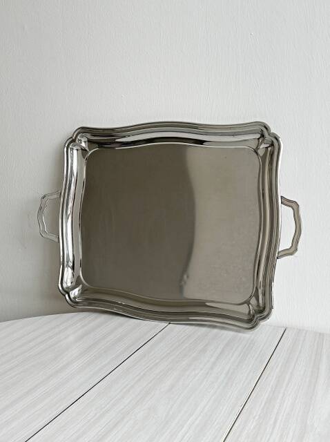 Stainless steel serving trays