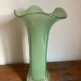 Thick glass vase