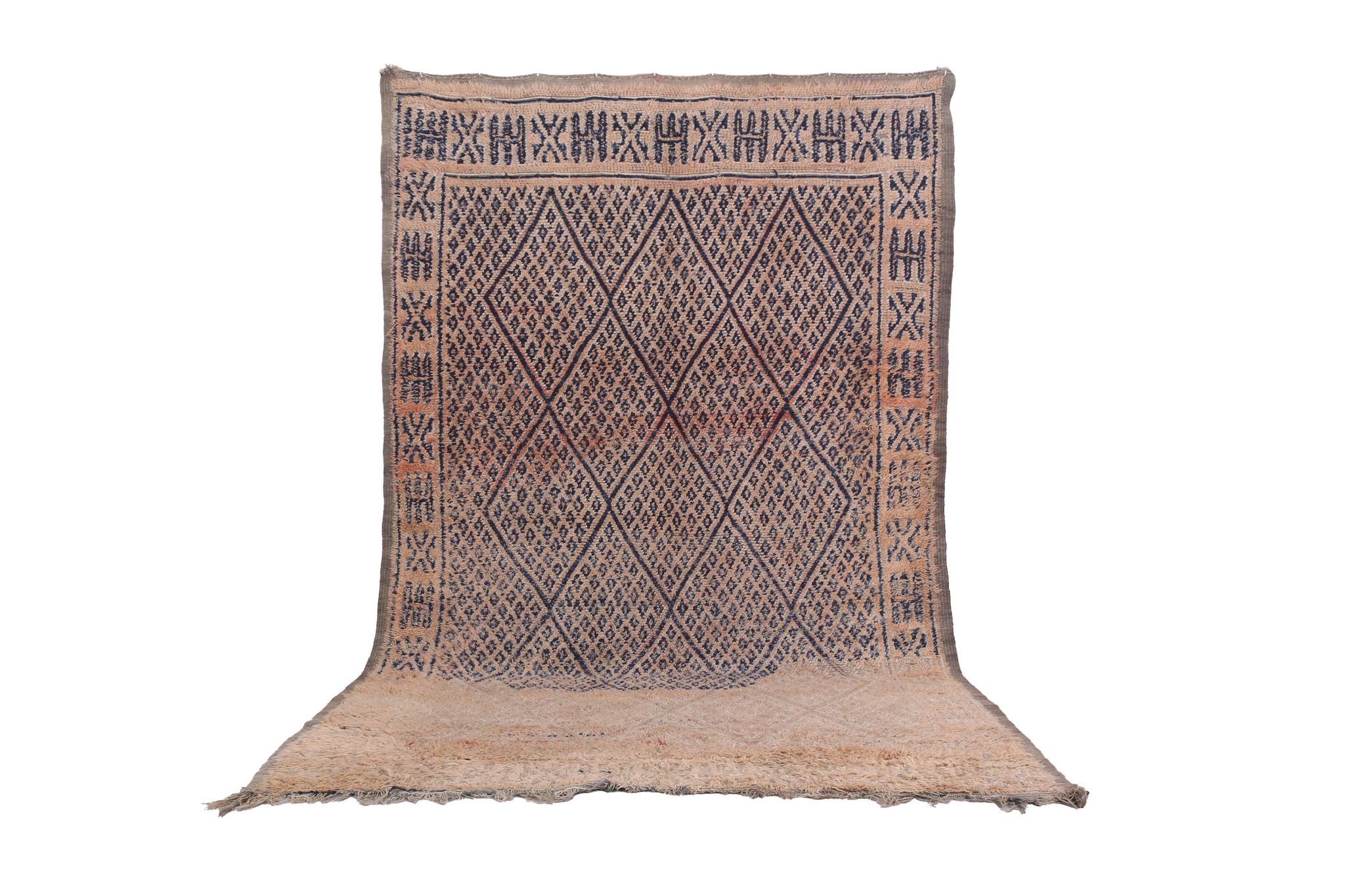 Vintage Beni Mguild Rug 197 x 316 cm - Vintage Moroccan Rug, Old Berber Rug