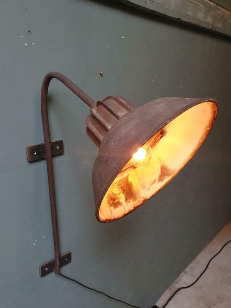 Old cast iron street lamp from France