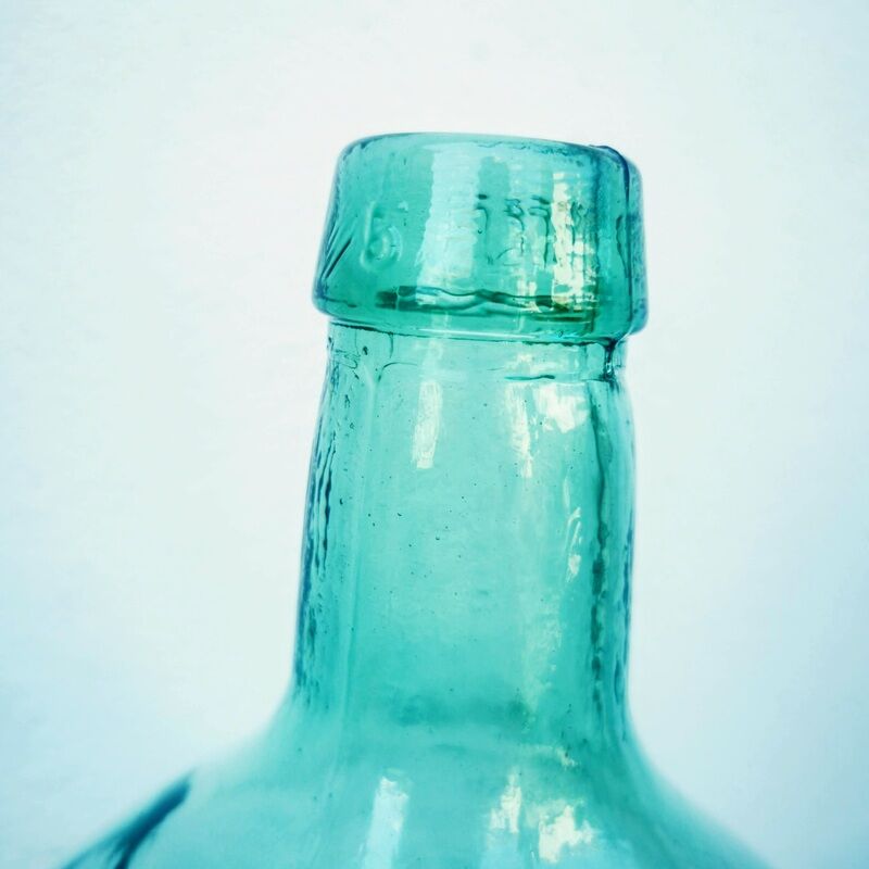 Green demijohn 5 liters