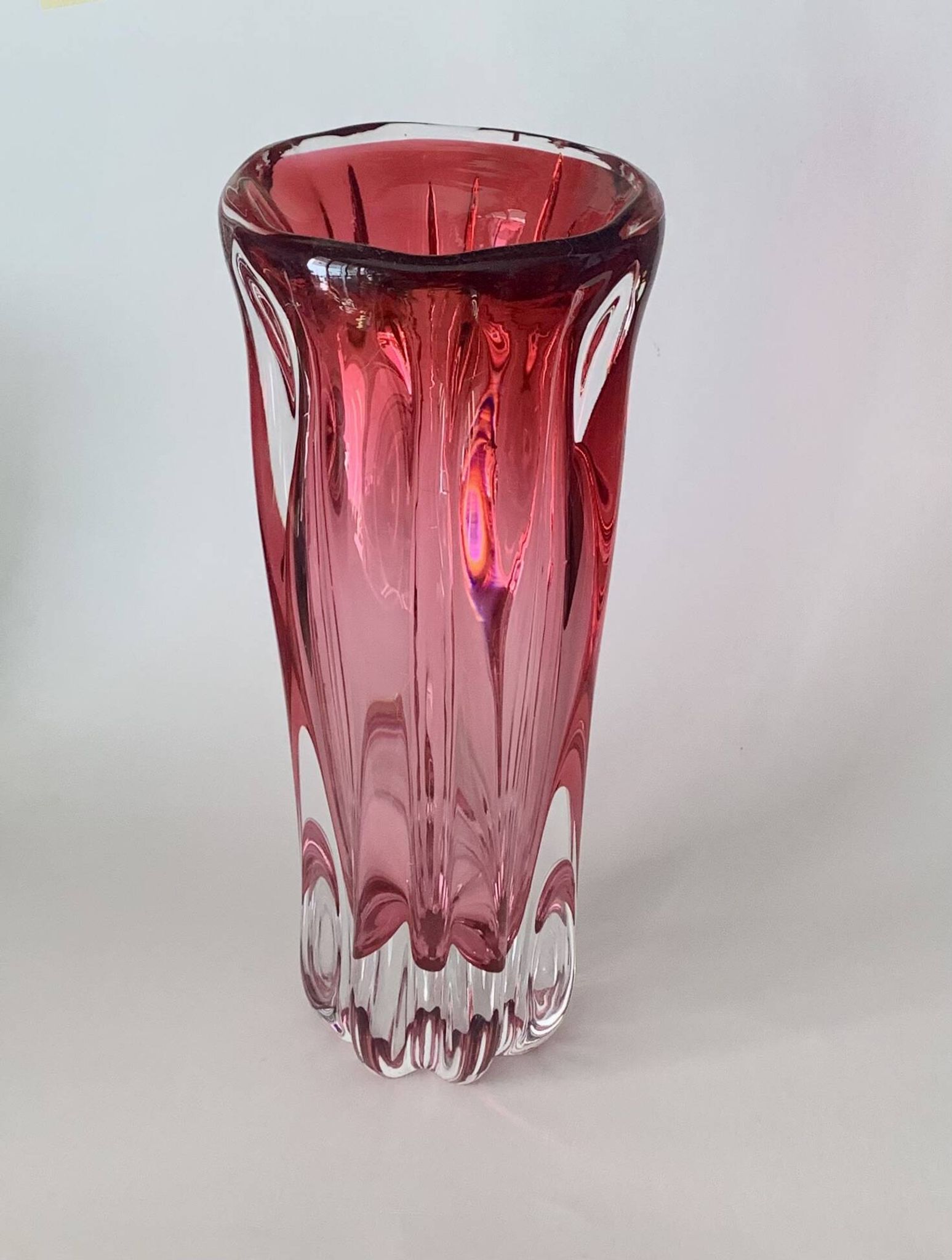 Vase designed by josef hospodek from the czechoslovakian chribska factory.
