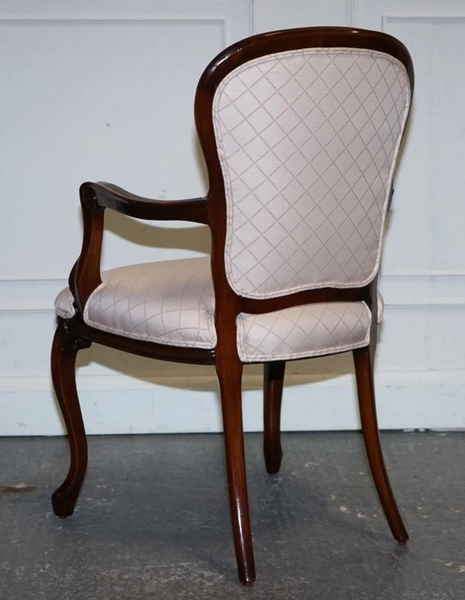 Vintage Walnut Lounge Chair, France