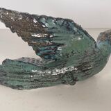 Wall sculpture of a bird in flight, 2023