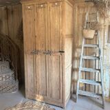 Old wooden workshop locker