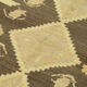1960s handmade vintage oriental beige rug 125 cm x 225 cm